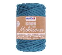 Makramee Cord gewebt türkis 3 mm 63 m 250 g