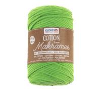 Makramee Cotton gewebt neon grün 2 mm 225 m 250 g