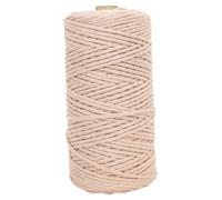 Makramee-Garn 2-3 mm, gezwirnt, 150 m - beige