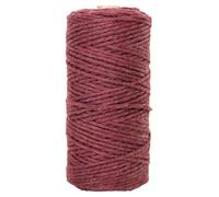 Makramee-Garn 2-3 mm, gezwirnt, 150 m - blackberry