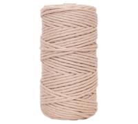 Makramee-Garn 2-3 mm, gezwirnt, 150 m - nude