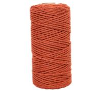 Makramee-Garn 2-3 mm, gezwirnt, 150 m - rost