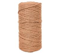 Makramee-Garn 2-3 mm, gezwirnt, 150 m - teddybraun