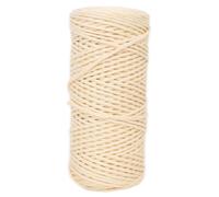 Makramee-Garn 2-3 mm, gezwirnt, 150 m - vanille