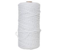 Makramee-Garn 2-3 mm, gezwirnt, 150 m - weiß