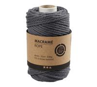 Macramee-Kordel 55 m grau 1m/0,22Euro