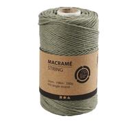 Makramee Garn grün 2 mm 198 m 330 g einfädig