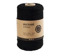 Macramee-Kordel 198 m schwarz 1m/0,06Euro