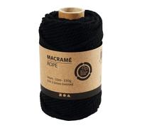 Macramee-Kordel 55m schwarz 1m/0,24Euro