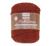 Makramee Rope dreifädig gedreht terracotta 5 mm 85 m 500 g