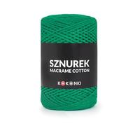 Makramee-Schnur aus Baumwolle Macrame Cotton By KOKONKI 2mm / Ralle 200m (Absynthgrün)