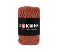 Makramee-Schnur aus Baumwolle Macrame Cotton By KOKONKI 2mm / Ralle 200m (backstein)