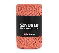 Makramee-Schnur aus Baumwolle Macrame Cotton By KOKONKI 2mm / Ralle 200m (Melone)