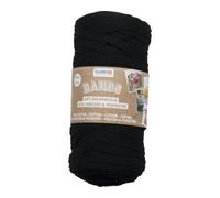Makramee Wolle Bands schwarz 125 m 250 g