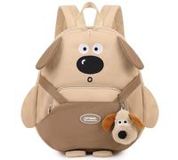 Makukke Rucksack Kinder für ab 3 Jahre 8l Lässig Kinderrucksack, Rucksack Mädchen & Kindergartenrucksack Jungen kindergarten Reiserucksack Wanderrucksack (Khaki-Hund)