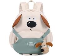 Makukke Rucksack Kinder für ab 3 Jahre 8l Lässig Kinderrucksack, Rucksack Mädchen & Kindergartenrucksack Jungen kindergarten Reiserucksack Wanderrucksack (Beige-Hund)