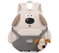 Makukke Rucksack Kinder für ab 3 Jahre 8l Lässig Kinderrucksack, Rucksack Mädchen & Kindergartenrucksack Jungen kindergarten Reiserucksack Wanderrucksack (Grau-Hund)