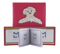 Mala Leather Coco Puppy RFID Card ID Holder, 12 Karten Kapazität, 10 x 7 x 1 cm, mit Staubbeutel, rose, 10 X 7 Centimeters, Modern