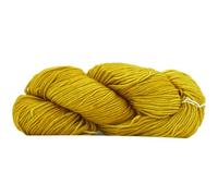 Malabrigo Rios | handgefärbte Wolle Stränge Merino 100g | mulesingfreie Merinowolle Farbverlauf ocker zum Stricken und Häkeln (Frank Ochre)