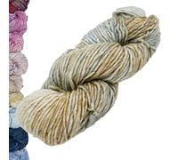 Malabrigo Wolle handgefärbt mulesing frei | Mecha | weiche Merinowolle mit Farbverlauf zum Stricken und Häkeln | 100g 120m (330 Olivia)