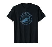 Malediven Dive Wal Shark Diving Retro T-Shirt