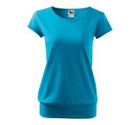MALFINI Damen T-Shirt City - Türkisblau | S