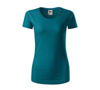 MALFINI Damen T-Shirt Origin - Petrolblau | XS