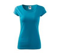 MALFINI Damen T-Shirt Pure - Türkisblau | M