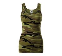 MALFINI Damen Tanktop Camo Triumph - Camouflage grün | M