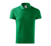 MALFINI Herren Polo-Shirt Cotton - Mittelgrün | S