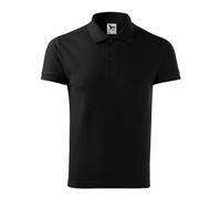 MALFINI Herren Polo-Shirt Cotton - Schwarz | 3XL