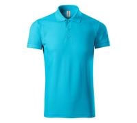 MALFINI Herren Polo-Shirt Joy Pique - Türkisblau | XL