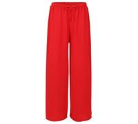 Malito - Damen Culotte Hose - Palazzohose für den Sommer - OneSize Sommerhose für Strand & Alltag - Trendige Marlenehose 2305 - Rot