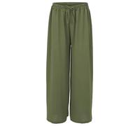 Malito - Damen Culotte Hose - Palazzohose für den Sommer - OneSize Sommerhose für Strand & Alltag - Trendige Marlenehose 2305 - Oliv