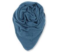 malito - Damen Modeschal - weicher Dreiecksschal Unifarben & Leo Print - langer flauschiger XXL Winterschal S601 - (Petrol)