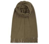 malito - Damen Modeschal - weicher Schal aus Viskose-Baumwoll Gemisch - langer Winterschal Stola Unifarben S600 - (Oliv)