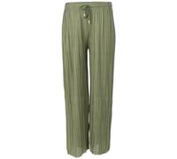 Malito - Damen Plisseehose - lockere weich fließende Chiffonhose - Lange Sommerhose - Trendige Marlenehose 883