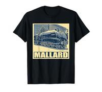 Mallard Steam Train British Rail Lokomotive Eisenbahnmotor T-Shirt