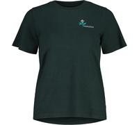 Maloja - Women's AdamekM. - T-Shirt, Gr. S, blau (MountainPine)