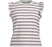 Maloja - Women's MalaspinaM. - T-Shirt, Gr. S, grau/weiß (StormyLilacStripe)