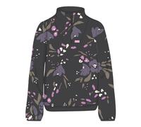 Maloja Fleecepullover MeltinaM (Half Zip, atmungsaktiv) schwarz/blume Damen, Größe L
