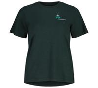 Maloja - Women's AdamekM. - T-Shirt, Gr. M, blau (MountainPine)