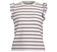 Maloja - Women's MalaspinaM. - T-Shirt, Gr. S, grau/weiß (StormyLilacStripe)