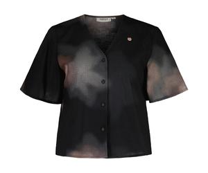 Maloja - Women's ValamaraM. - Bluse, Gr. M, schwarz (DeepBlackBloom)