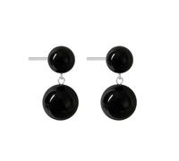 MALOYANVE Doppelte Perlenohrringe für Damen und Mädchen, elegant, 925er Sterlingsilber, leicht, Statement-Ohrringe mit Süßwasserkugeln, für Hochzeit, Brautparty, Schmuck, Geschenke