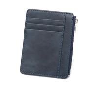 MALSSE Kompakte blockierende sichere Kartenfächer, PU-Leder, Münzgeldbörse, tragbarer Kleingeldhalter, entworfen für Sicherheit und einfachen Transport, DB