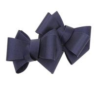 MALUGOGO 1 Paar Schuh-Clips mit Schleife, abnehmbares Stoff-PVC-Material, schöner, atemberaubender Look für Damen, geeignet für Partys, Alltag, langes Leben, Schuhdekor-Zubehör