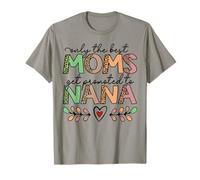Mama Leopardenhemd Nur die besten Mütter Werden zur Nana befördert T-Shirt
