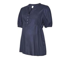 MAMA.LICIOUS Damen MLMERCY LIA 2/4 WO TOP 2F A. Umstandsbluse, Navy Blazer, Small