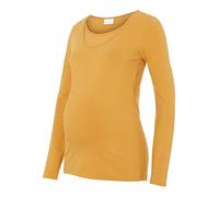 MAMA.LICIOUS Women's MLEMMA Nell L/S TOP 2F E. A. Langarmshirt, Honey Mustard, S